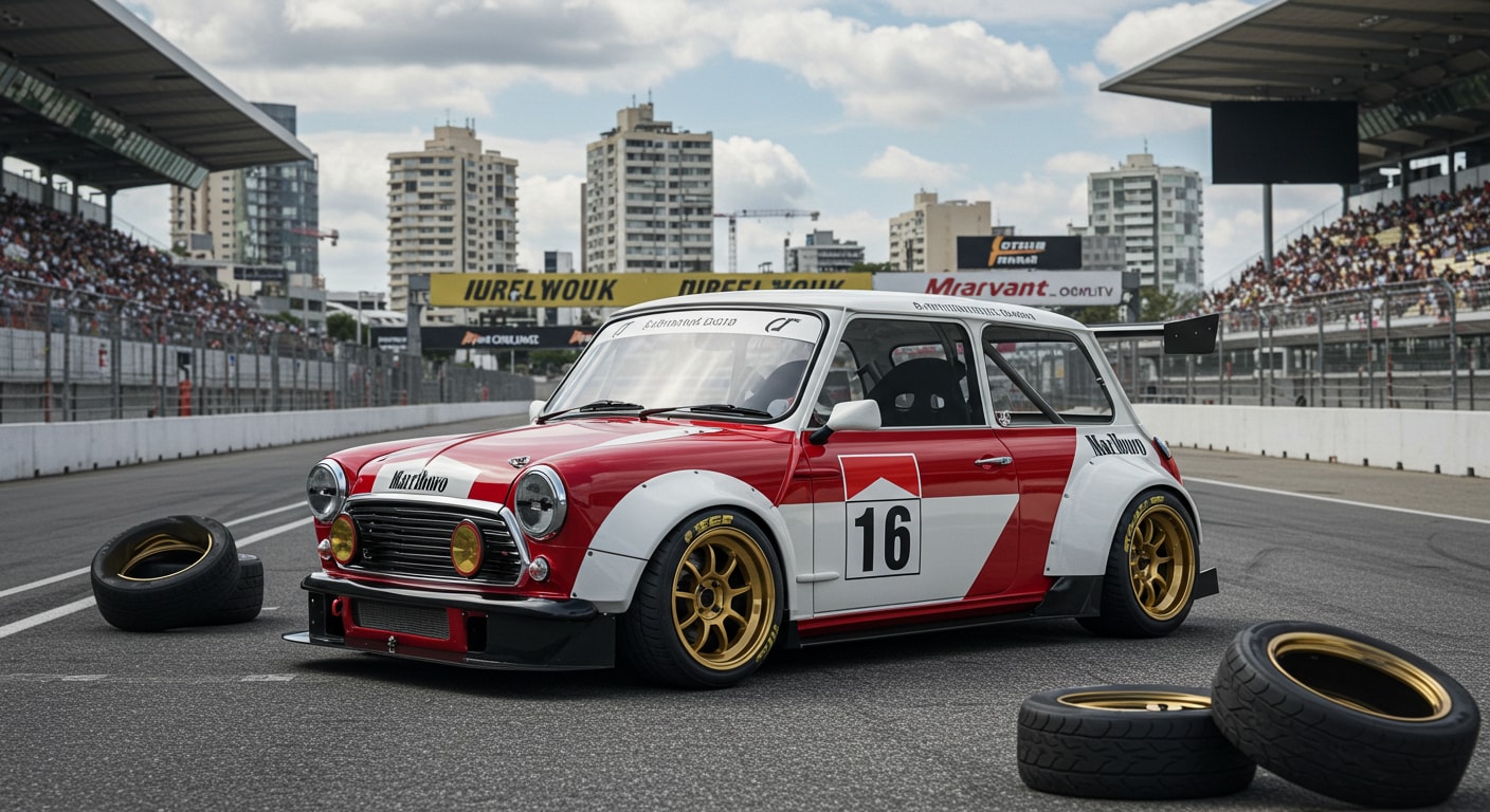 ミニクーパーレーシングカー | の人気AIイラスト・グラビア