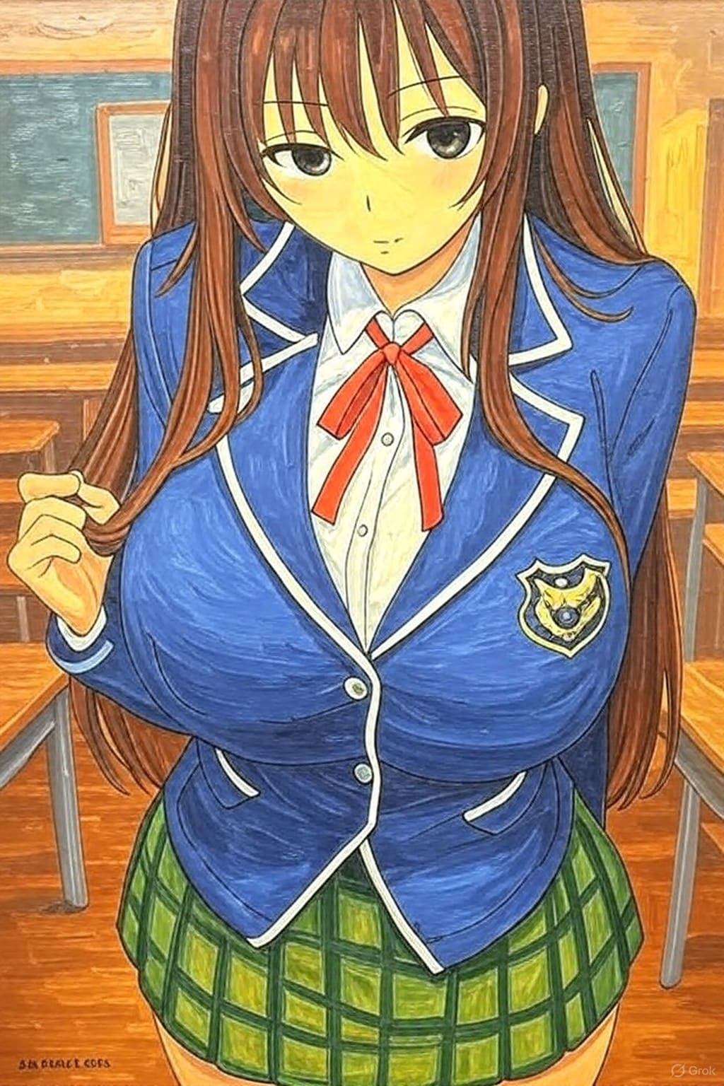 油絵風な宣子ちゃん