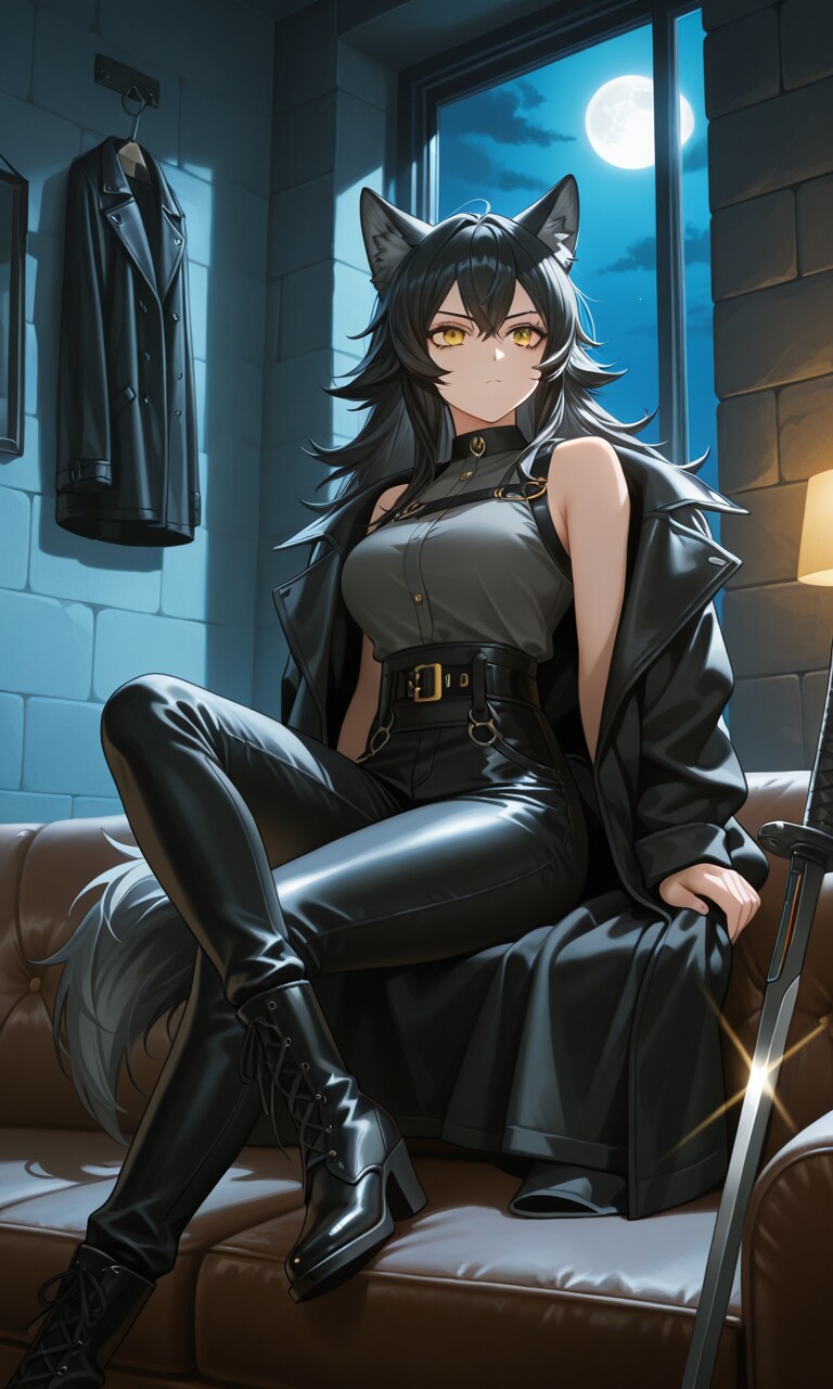 自室にいるルーヴァさん