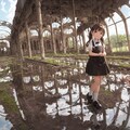 水没地区の廃墟駅 2枚目
