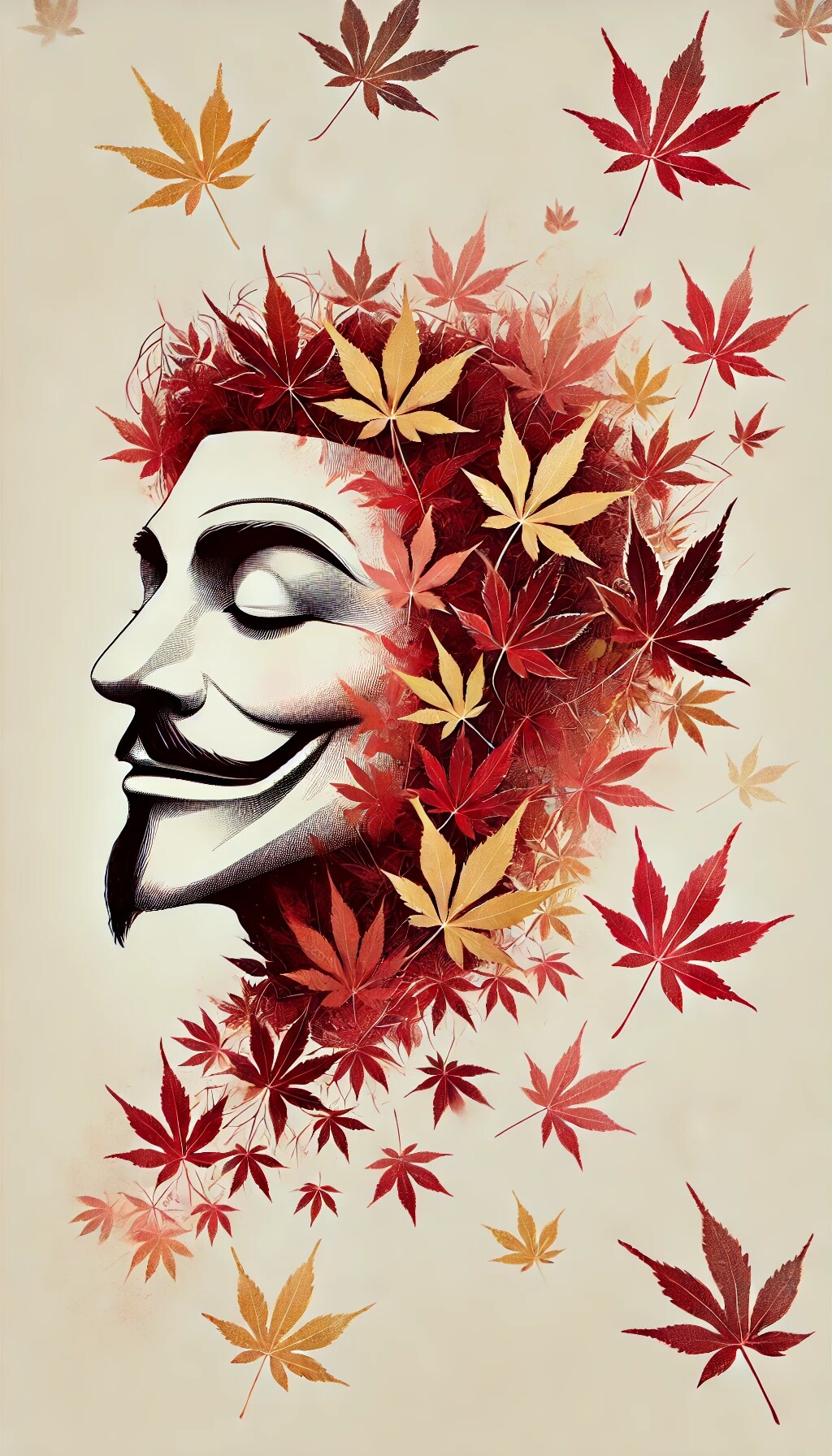 紅葉とガイフォークス
