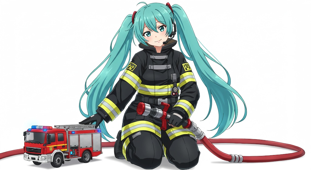 消防士初音ミク　　リメイク版