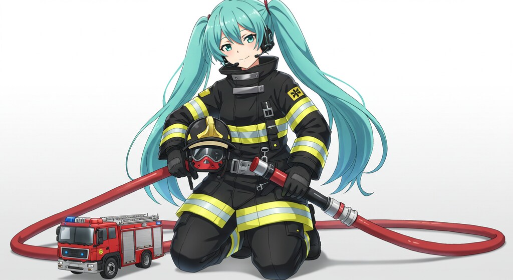 消防士初音ミク　　リメイク版
