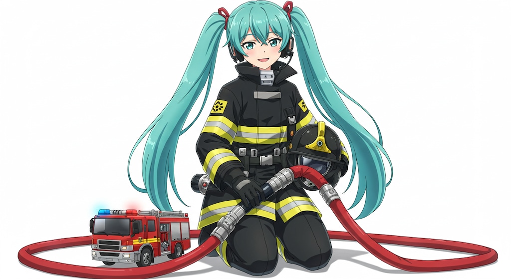 消防士初音ミク　　リメイク版