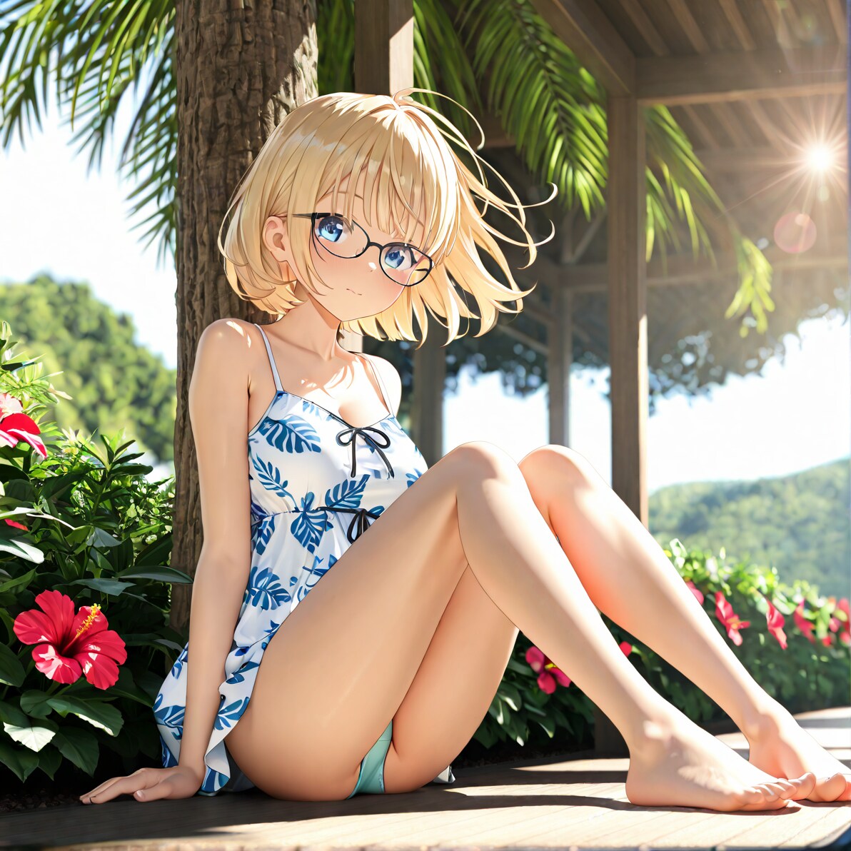 「夏だ、ね」