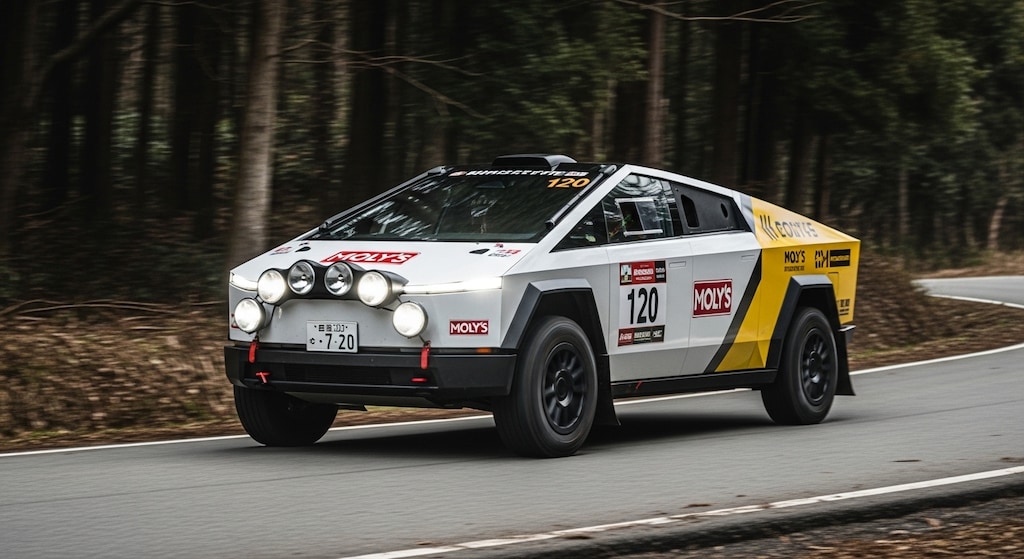 テスラサイバートラックラリーカー