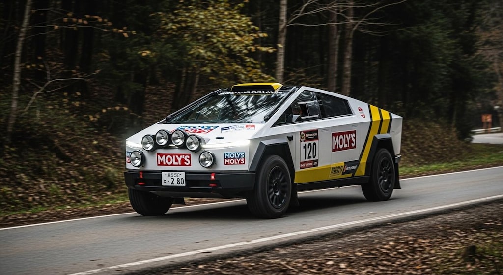 テスラサイバートラックラリーカー