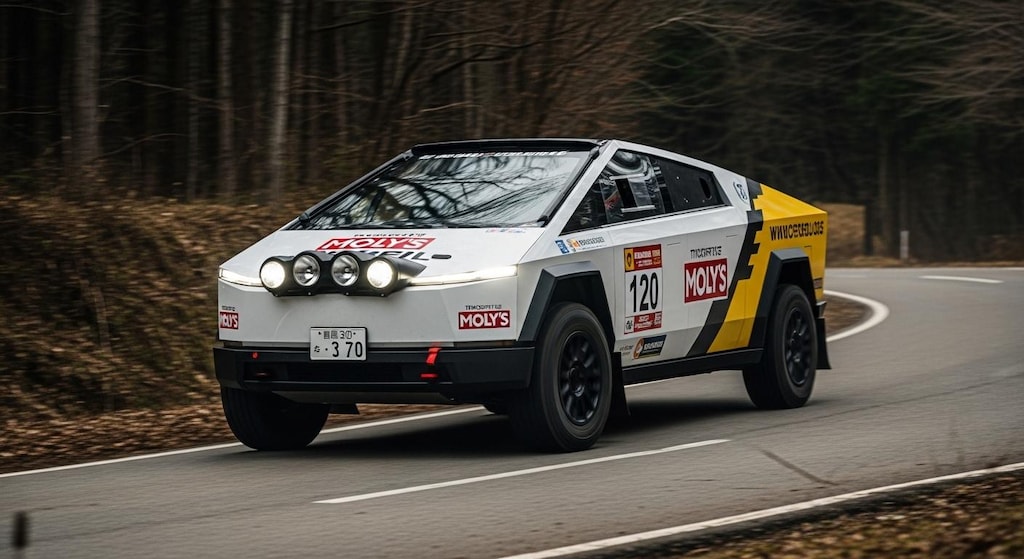 テスラサイバートラックラリーカー