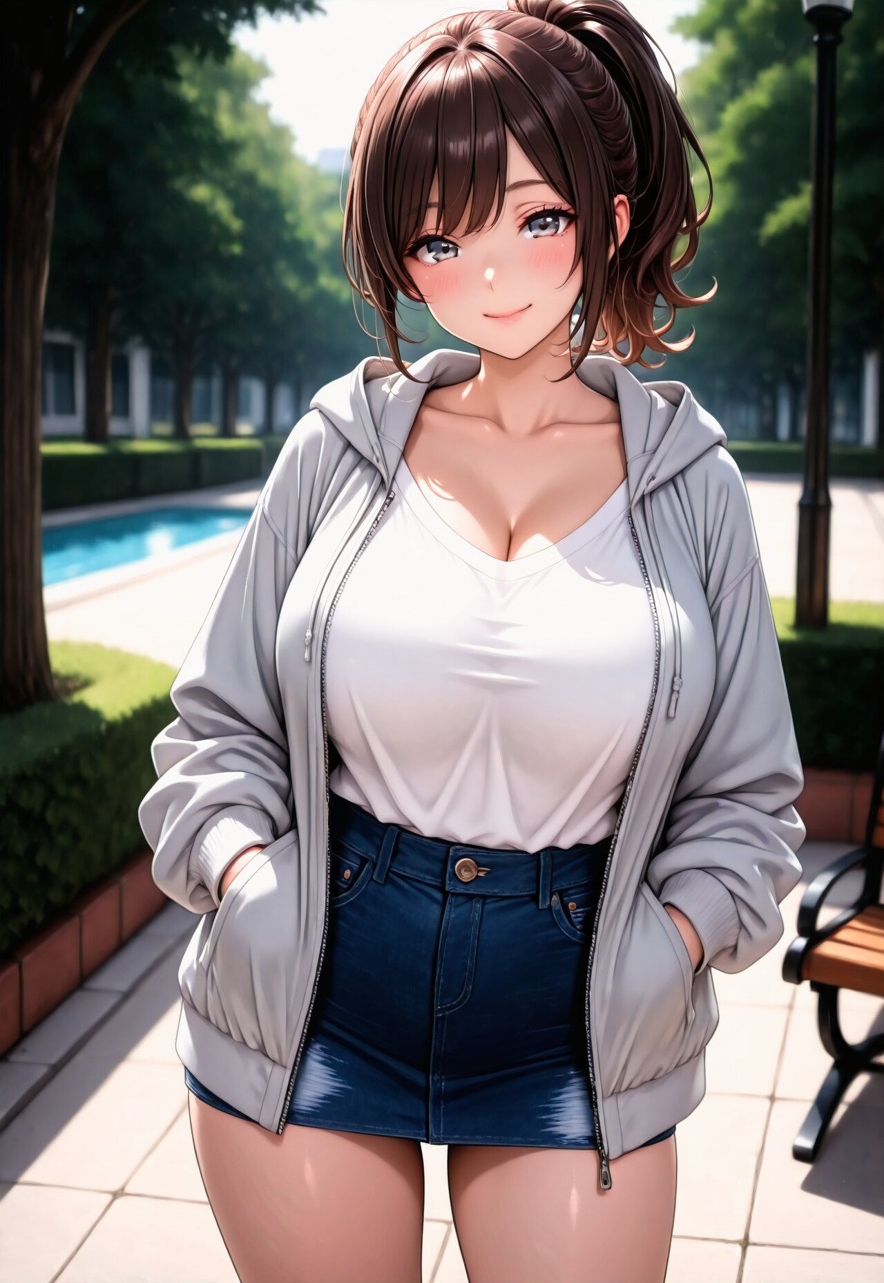 1618（グレーのパーカー）