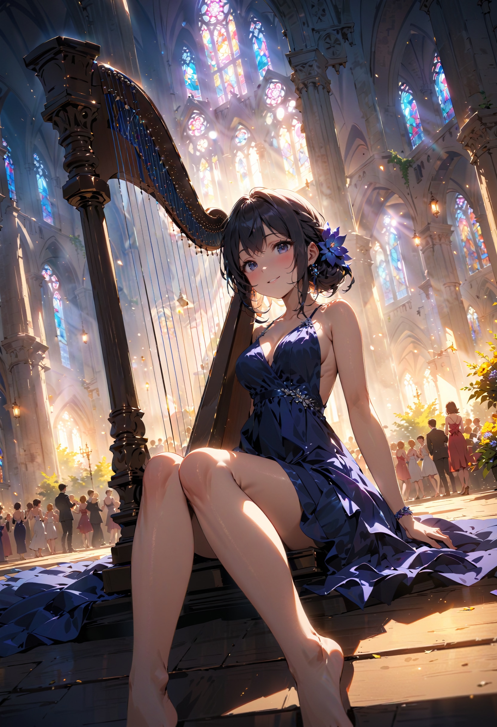 今日はハープの日 | の人気AIイラスト・グラビア