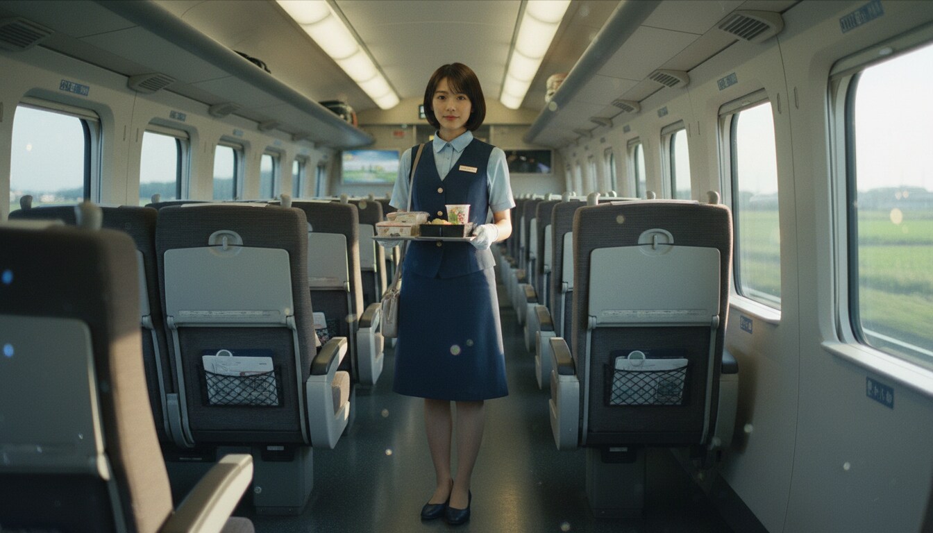 車内販売中（鉄輪ということで） | の人気AIイラスト・グラビア