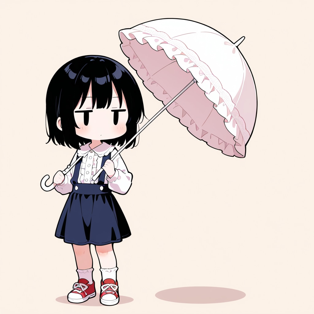 日傘を差してみる