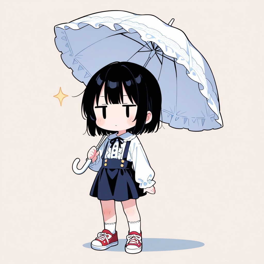 日傘を差してみる