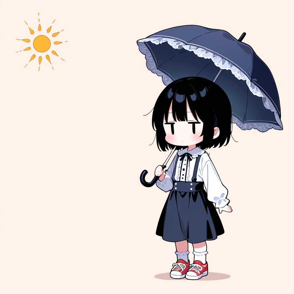 日傘を差してみる | の人気AIイラスト・グラビア