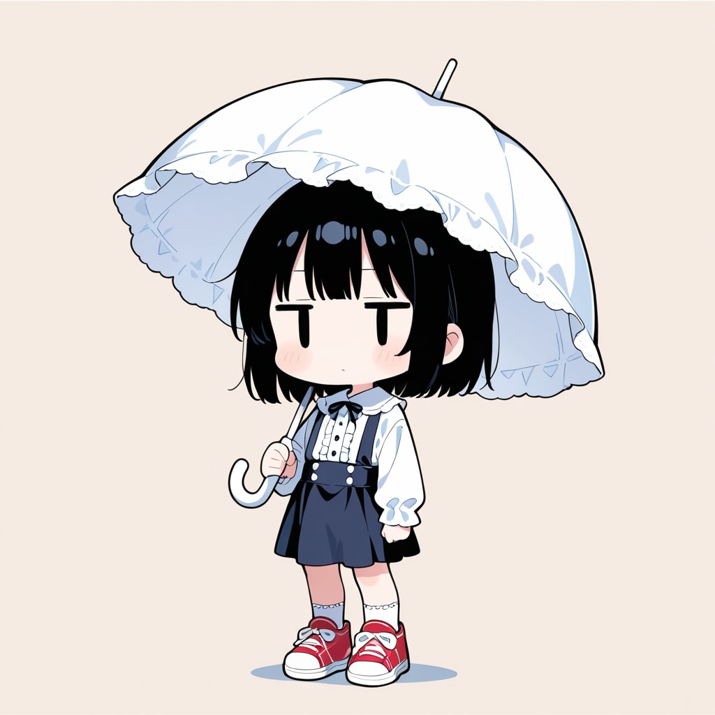 日傘を差してみる