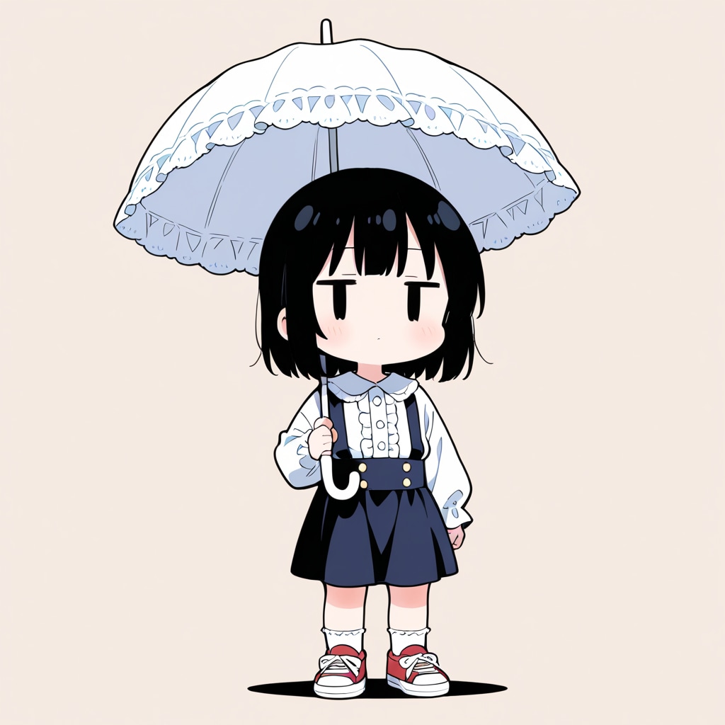 日傘を差してみる