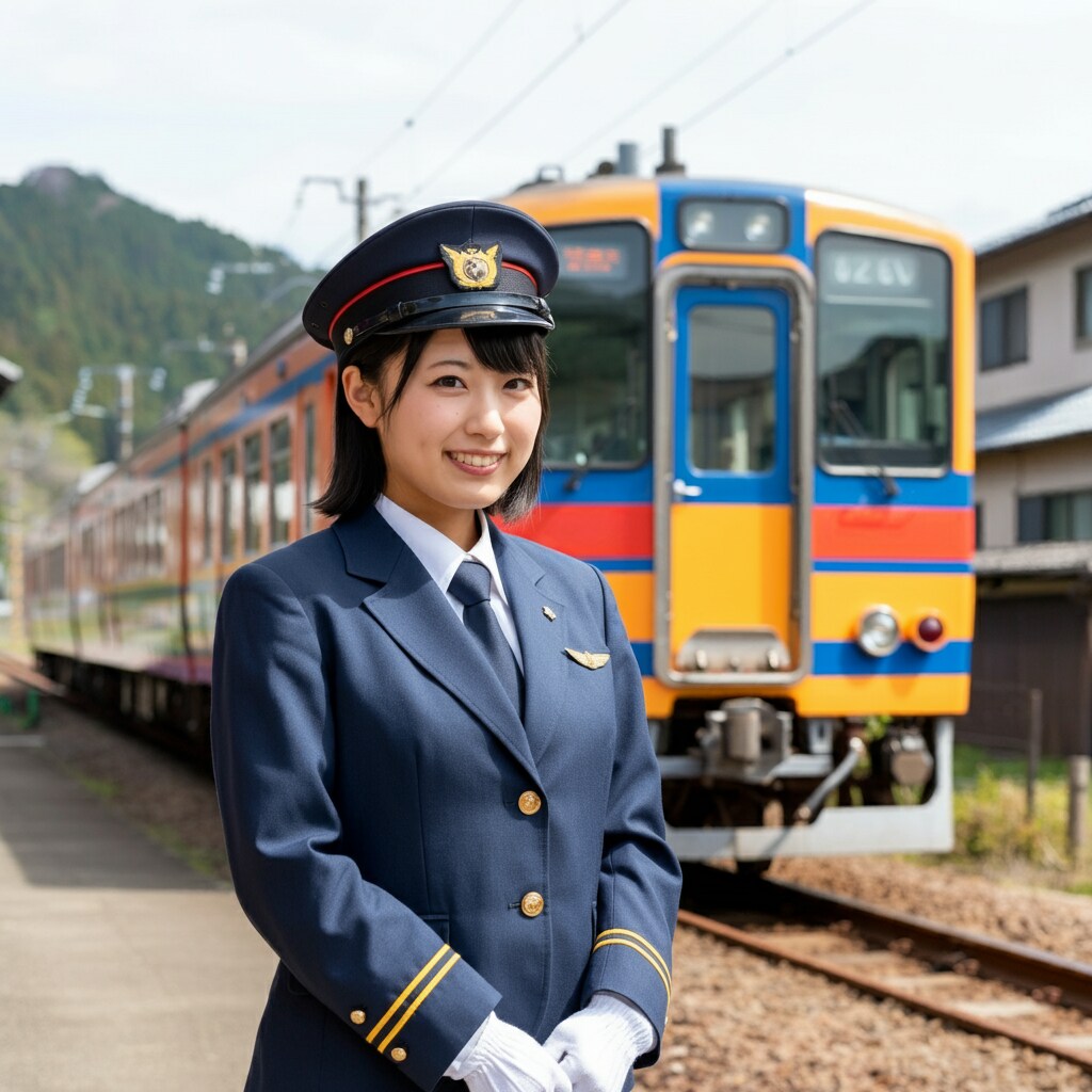 鉄道員 | の人気AIイラスト・グラビア
