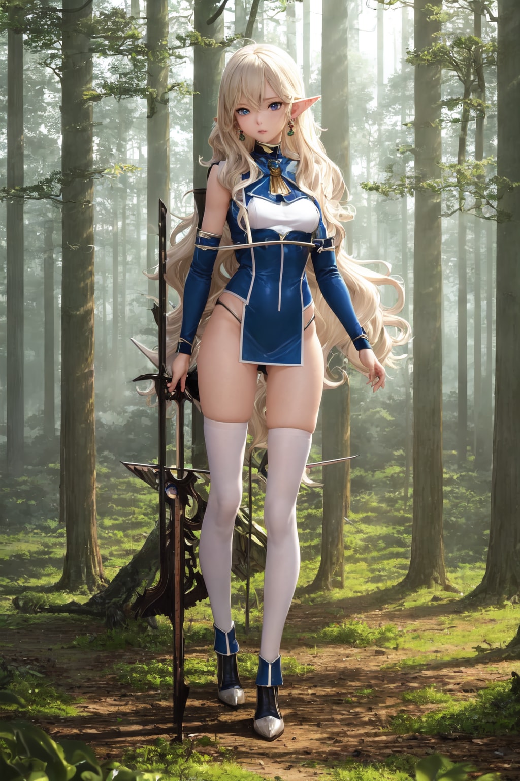 エルフ女騎士