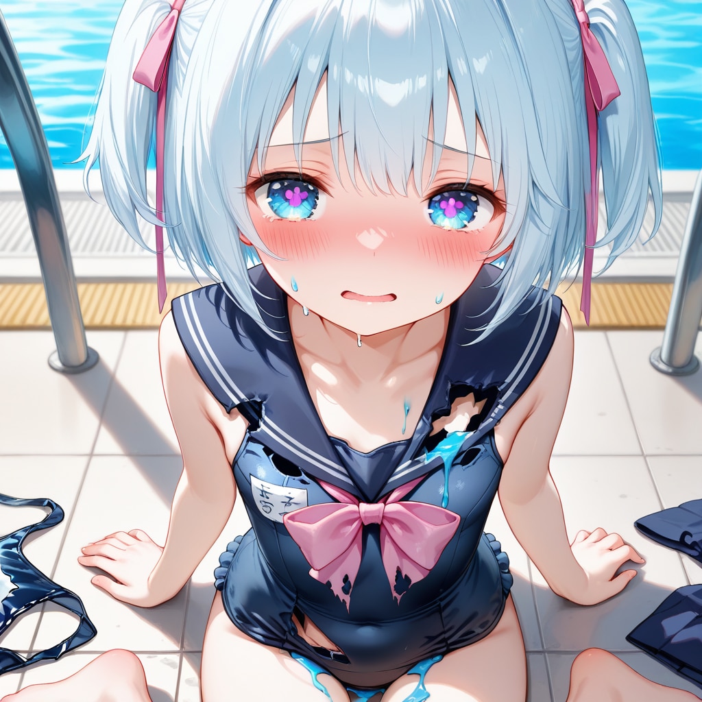 ボロボロ水着 | の人気AIイラスト・グラビア