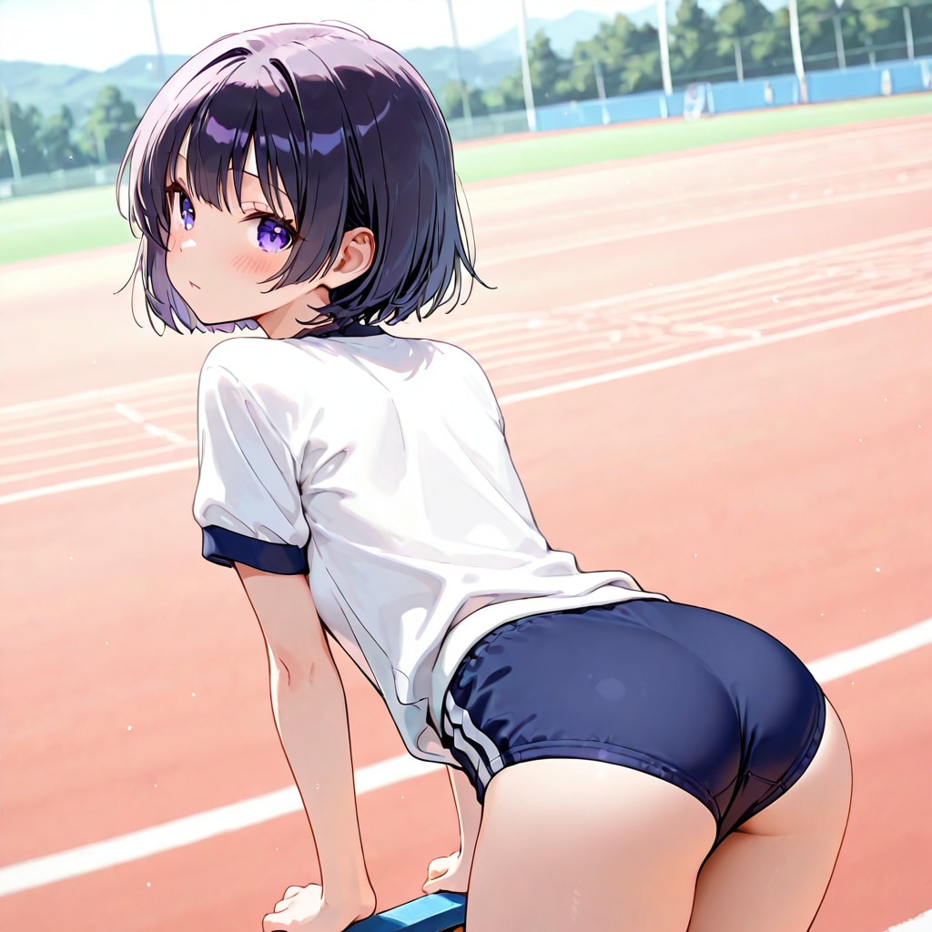ブルマの後ろ姿2
