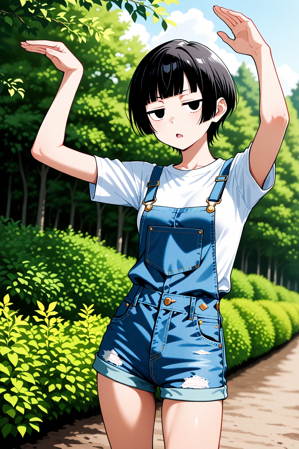 ジト目メグさん76