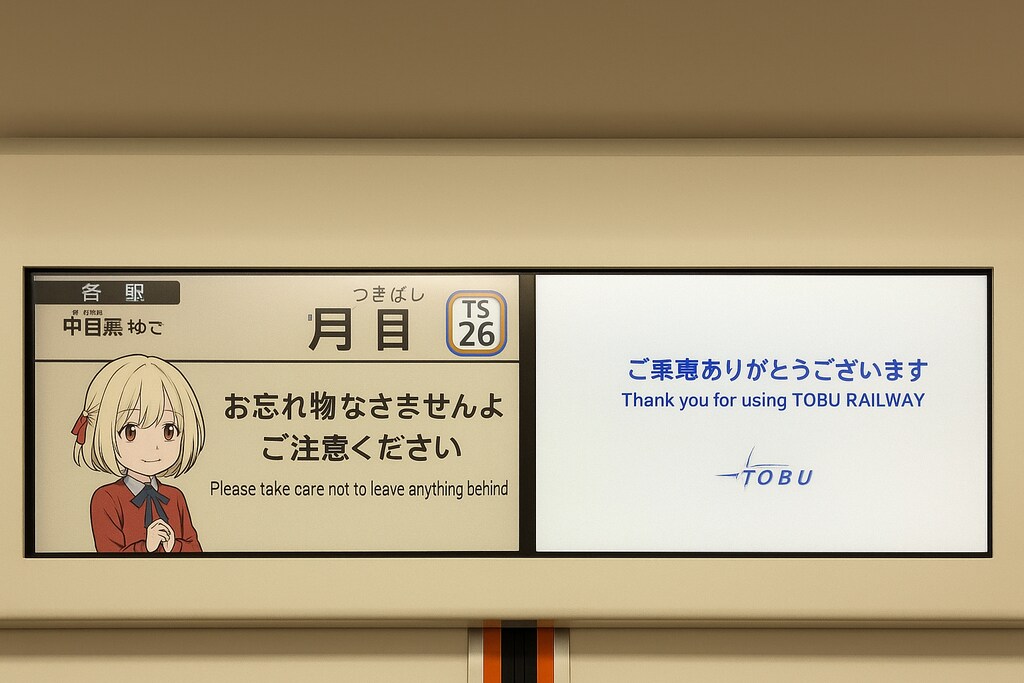 東武鉄道のイメージキャラに抜擢された錦木千束
