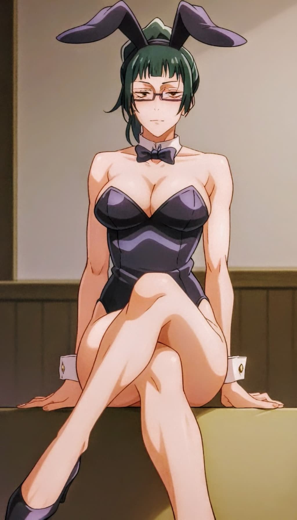 バニーガールの対比と対話、