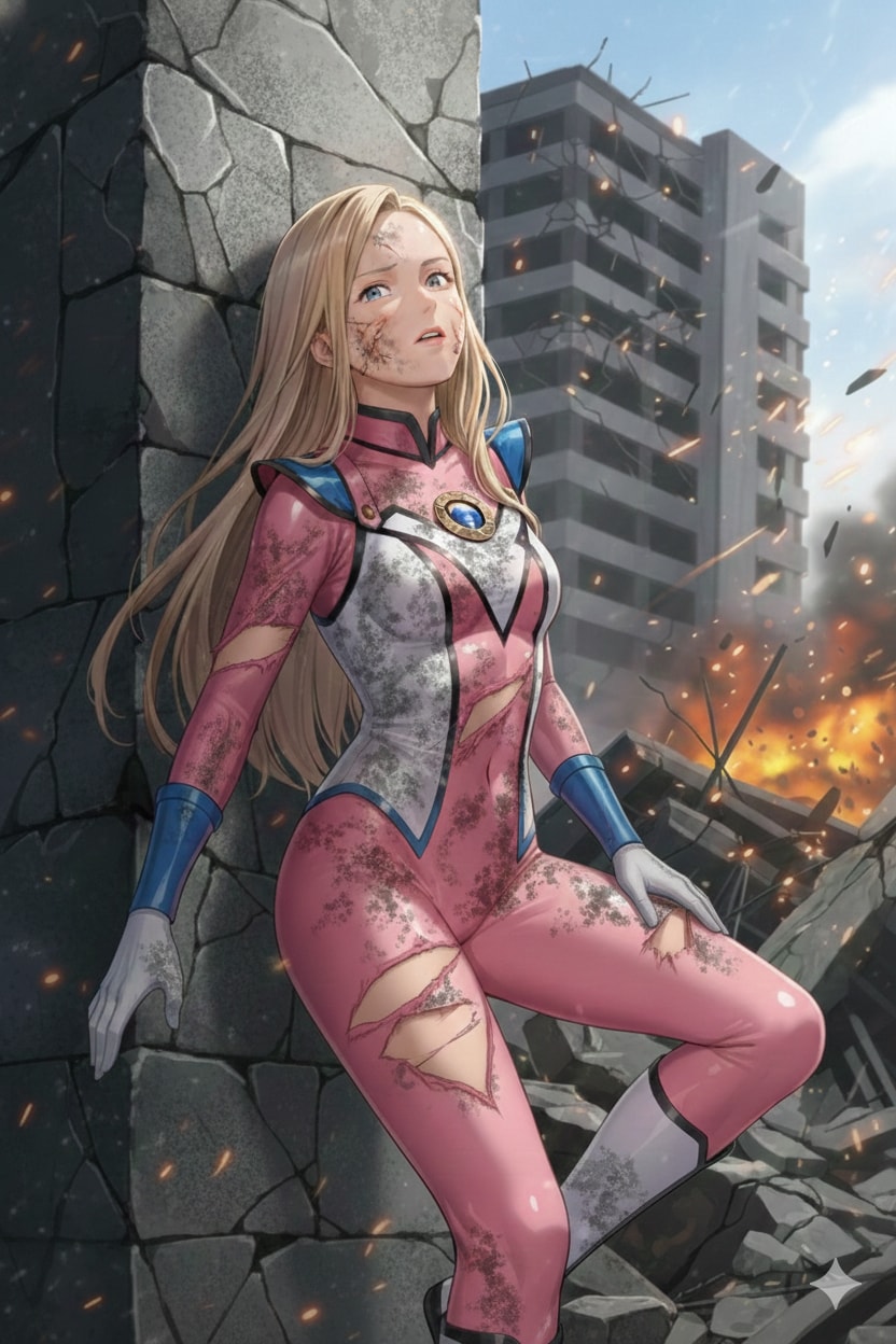 戦隊ヒロインピンチ | の人気AIイラスト・グラビア