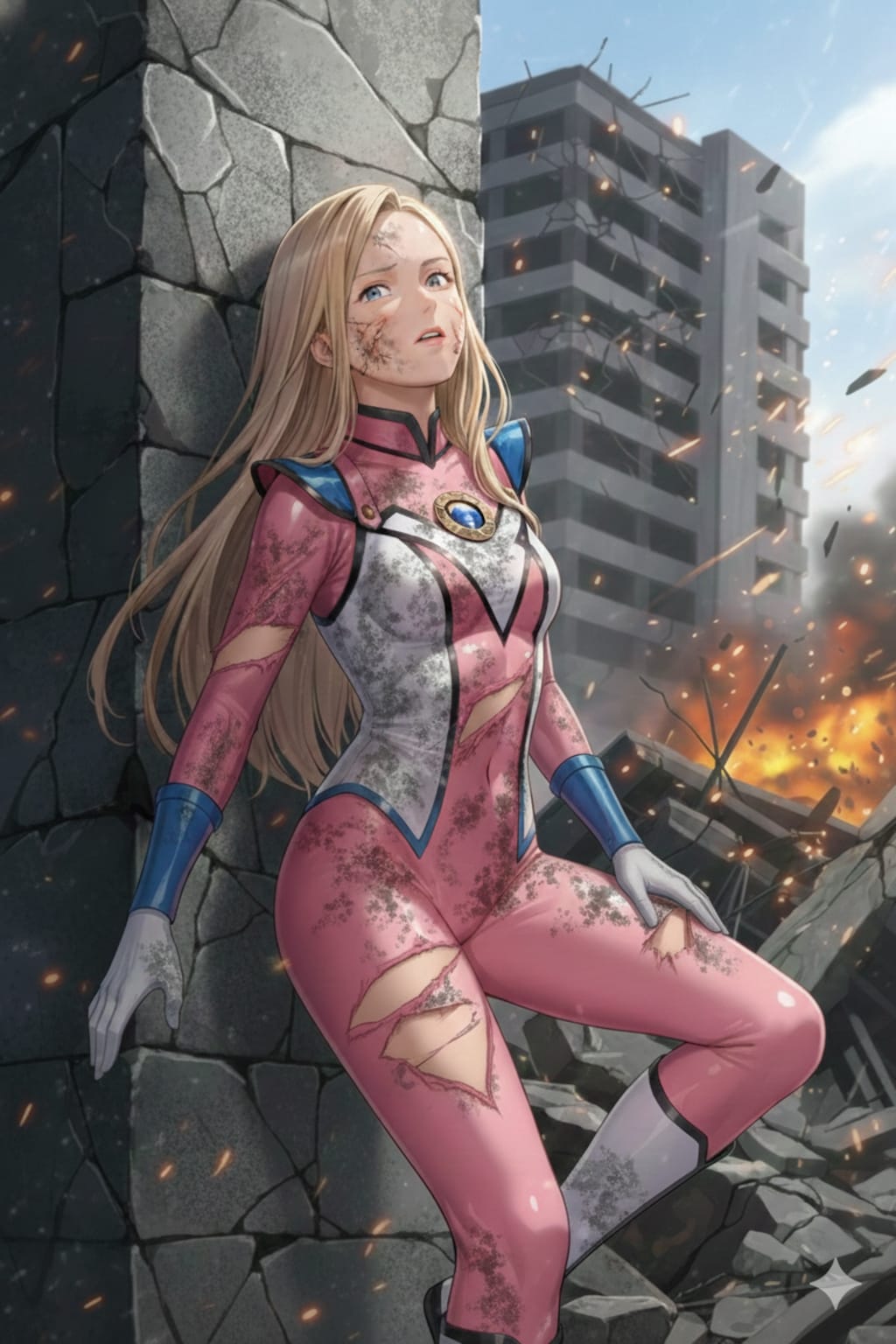 戦隊ヒロインピンチ