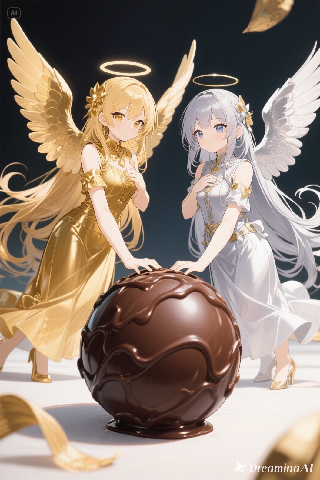 金と銀のエンゼル517 | の人気AIイラスト・グラビア