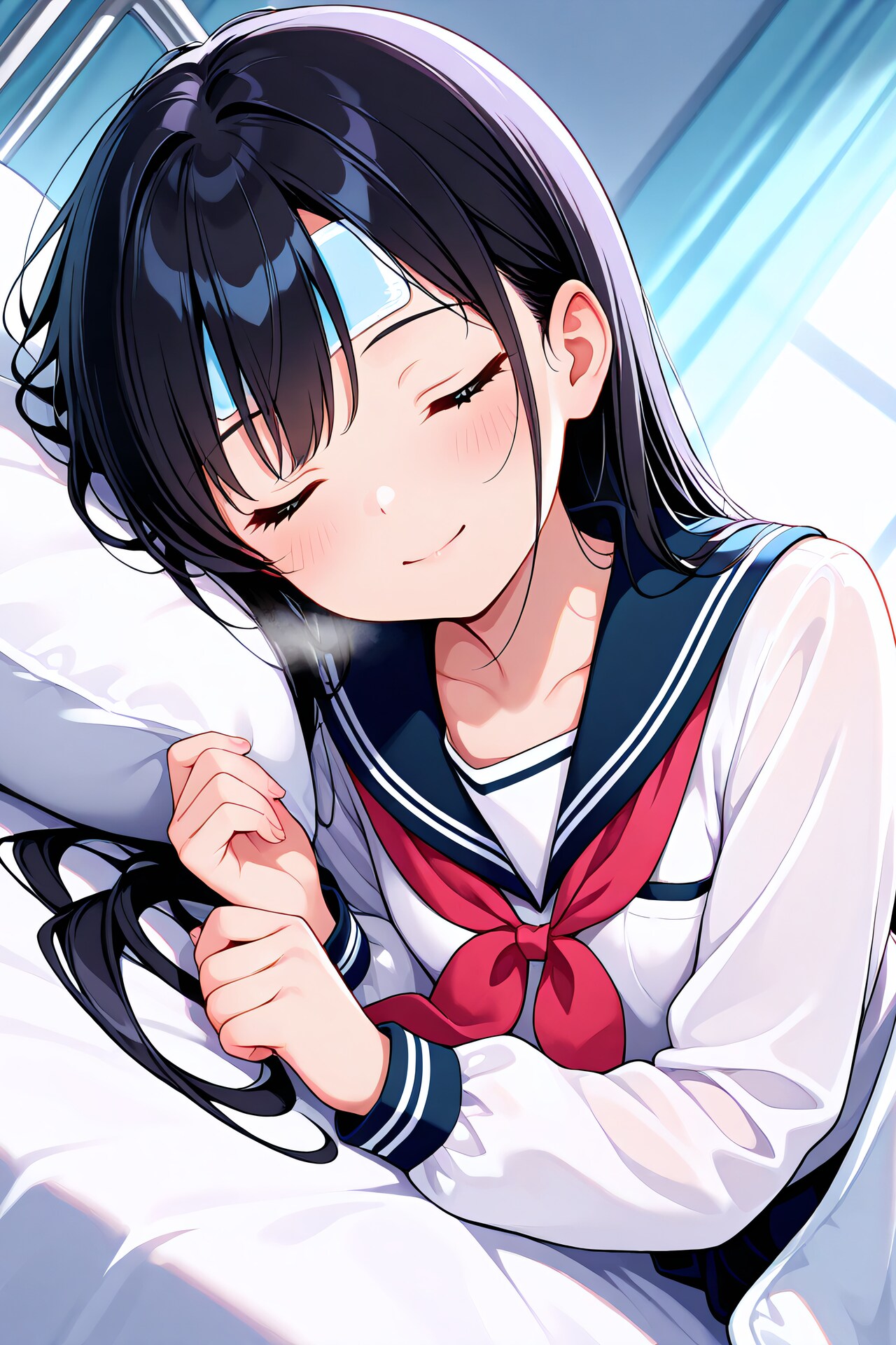 ゆっくり休んでね、黒髪ちゃん