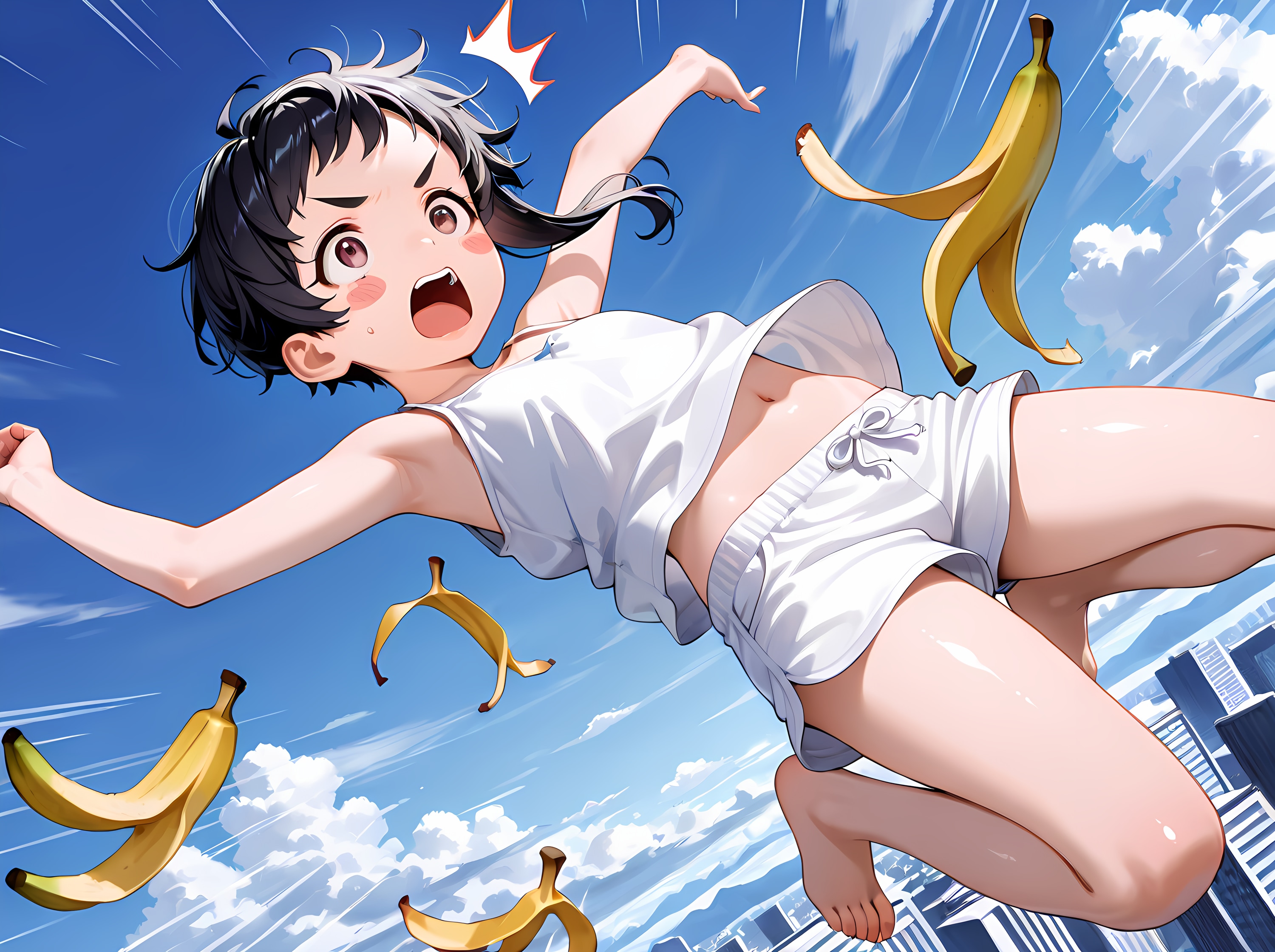スーパーバナナの皮🍌⛅ | の人気AIイラスト・グラビア