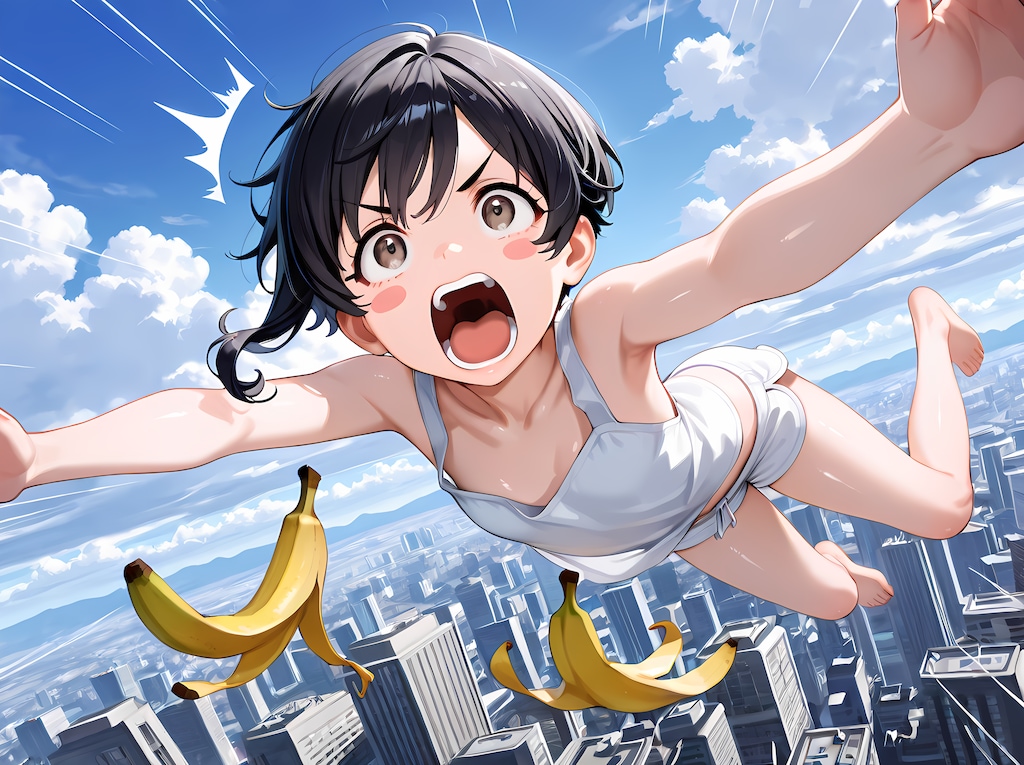 スーパーバナナの皮🍌⛅