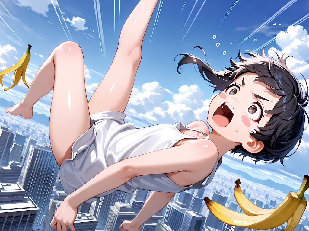 スーパーバナナの皮🍌⛅