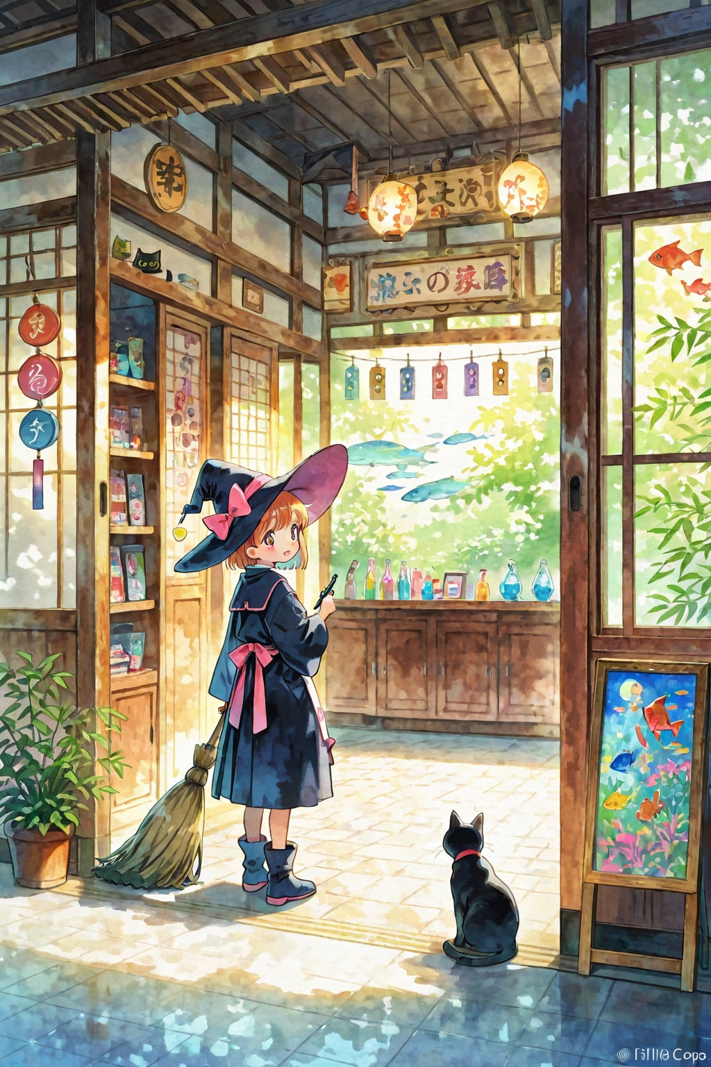 魔女と黒猫のお店