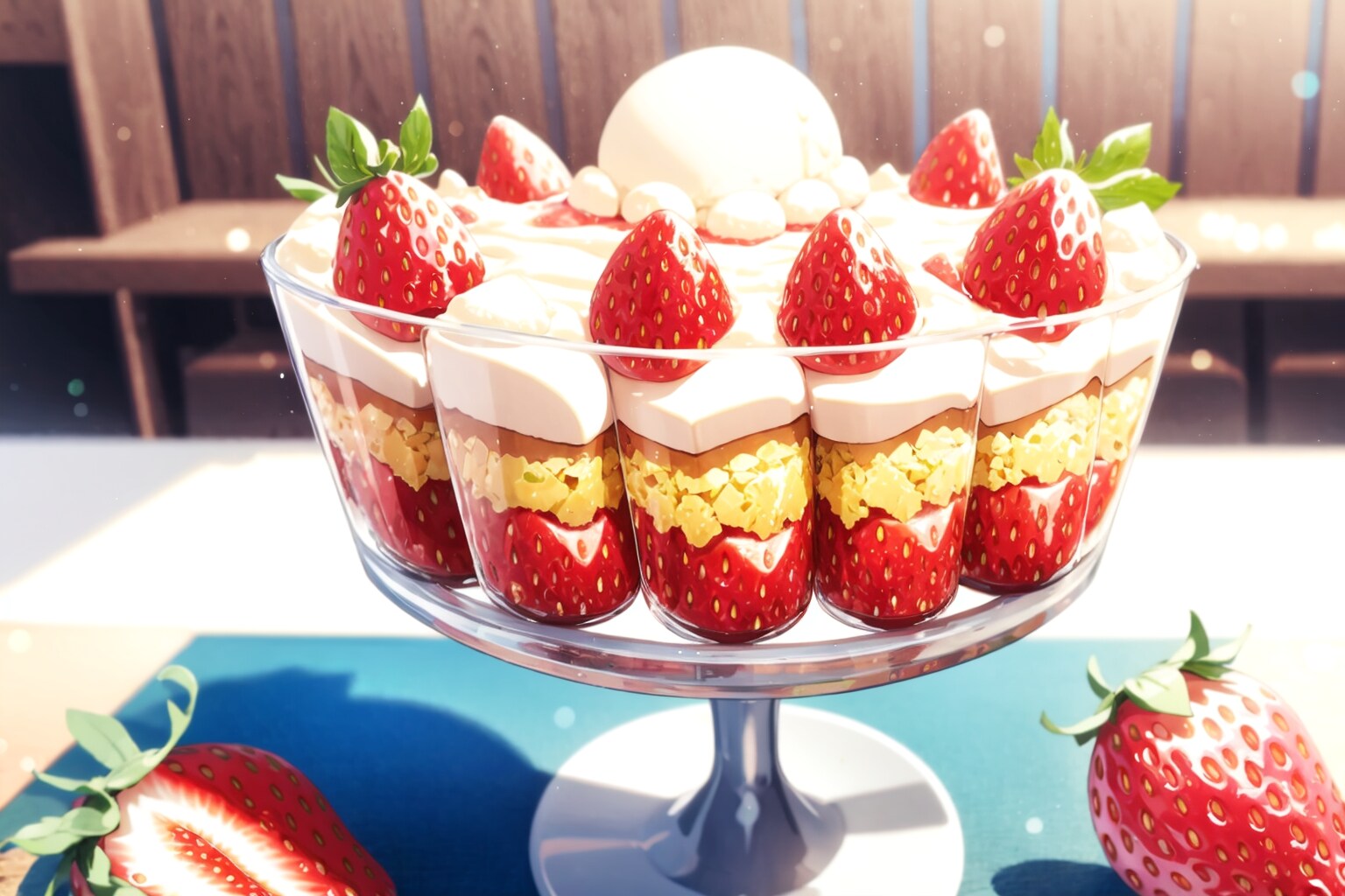 バイキング風パフェ | の人気AIイラスト・グラビア