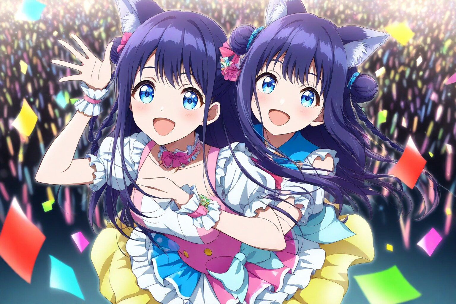 双子星のステージ | の人気AIイラスト・グラビア