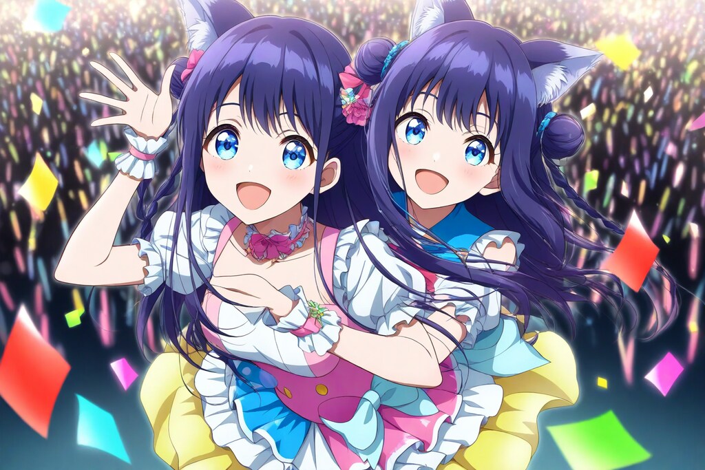 双子星のステージ