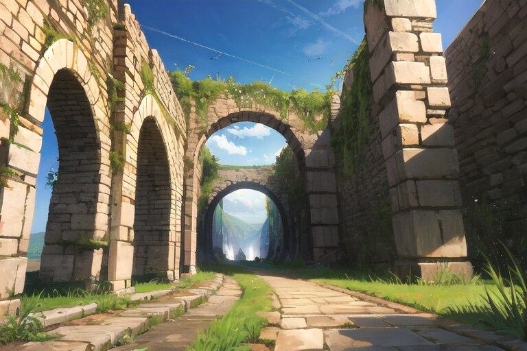 昔からの道 | の人気AIイラスト・グラビア