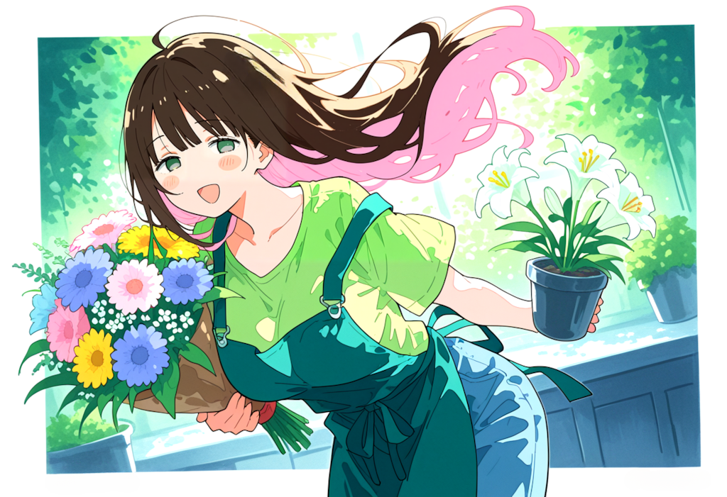 町のお花屋さん