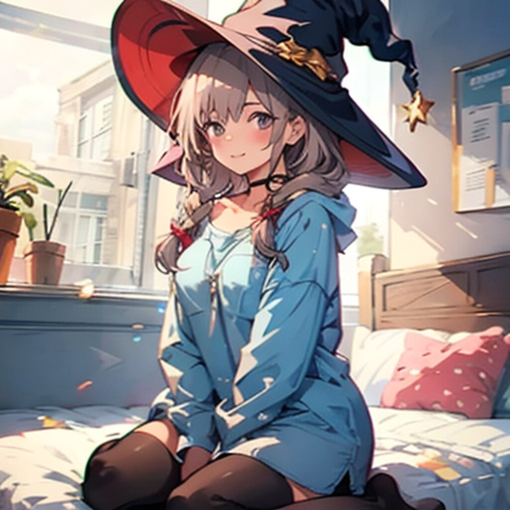 自分の部屋の魔女っ子さん250720