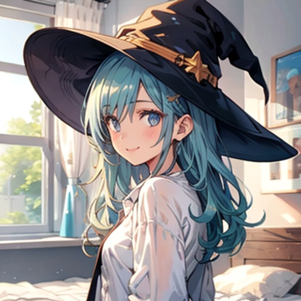 自分の部屋の魔女っ子さん250720