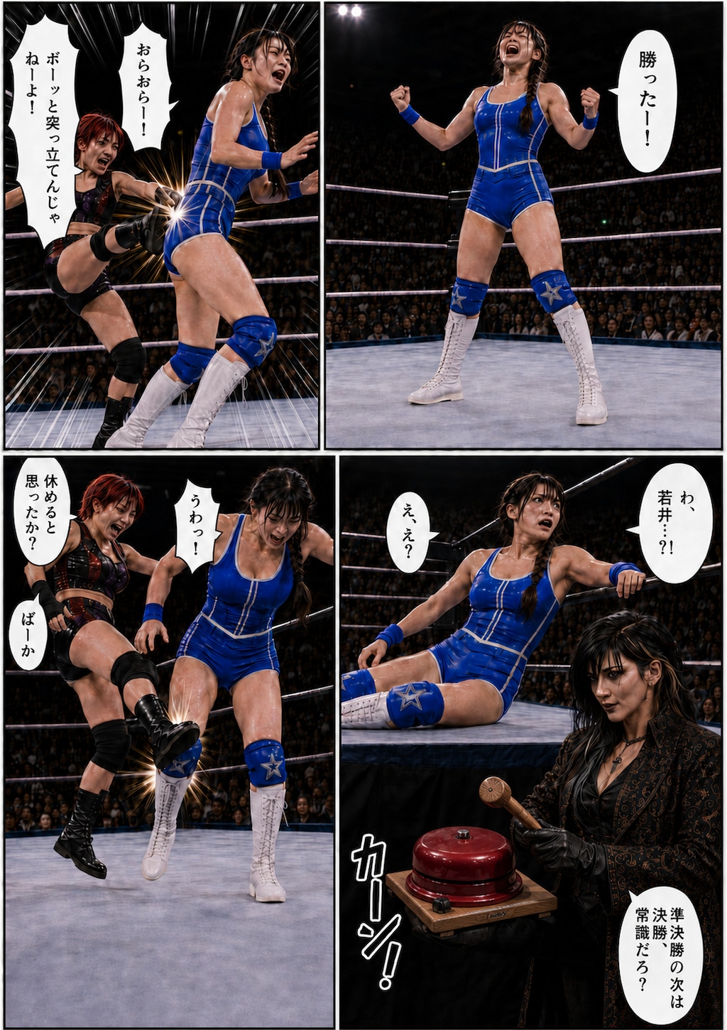 ジュニアクラウン王座争奪トーナメント準決勝