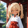 褐色ロリギャル巫女 7枚目