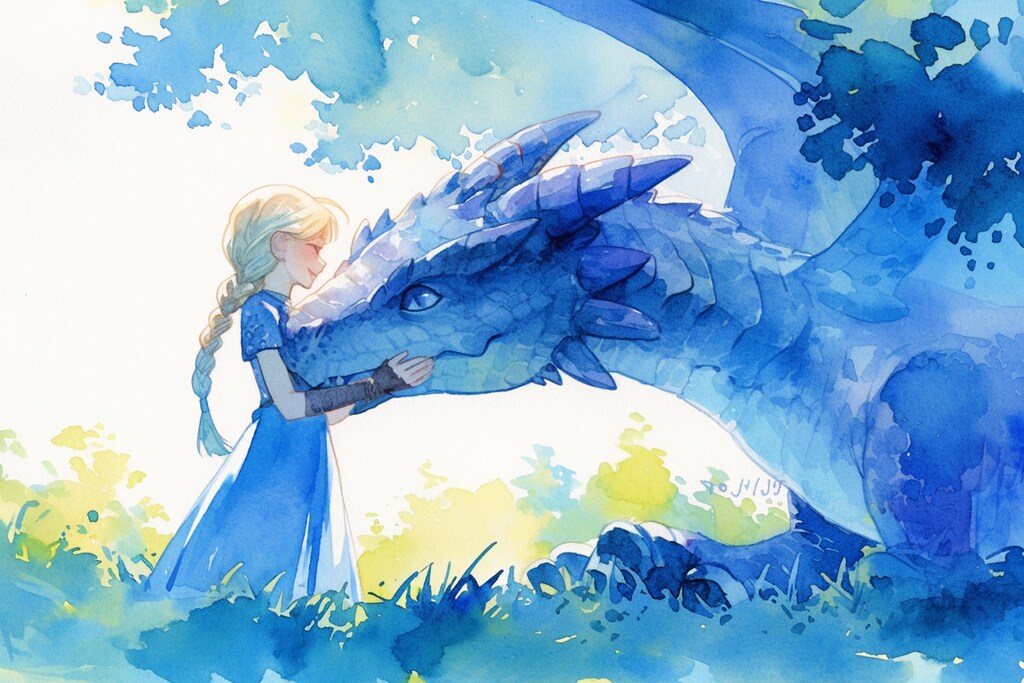 ドラゴンと少女（竜騎士）158