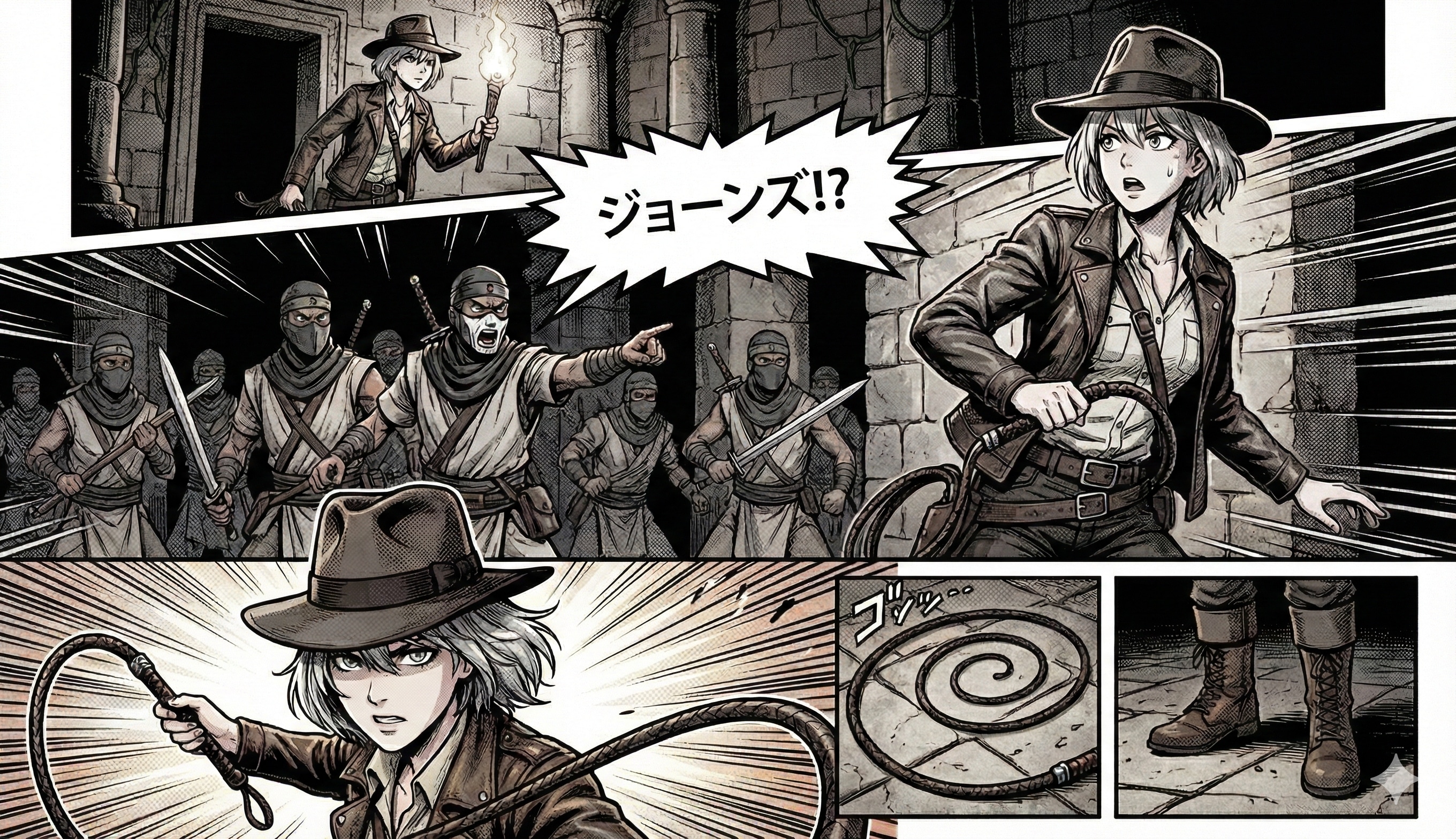 インディ・ジョーンズ風 | の人気AIイラスト・グラビア