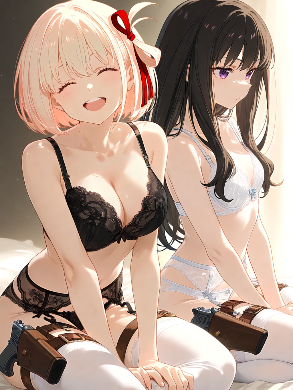 ちょっと不満げ