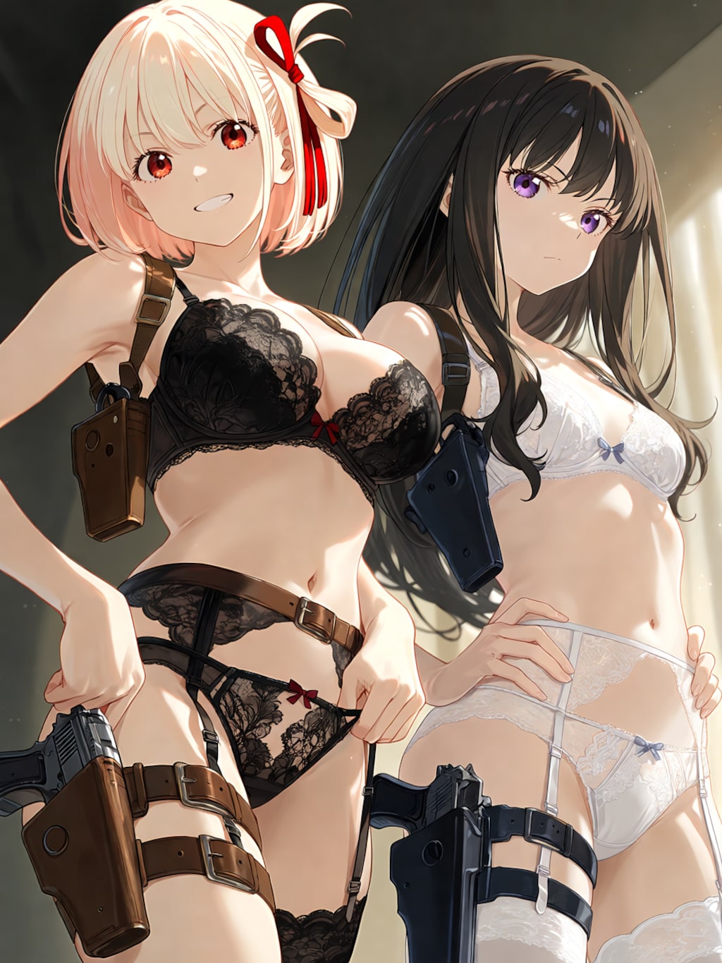 ちょっと不満げ