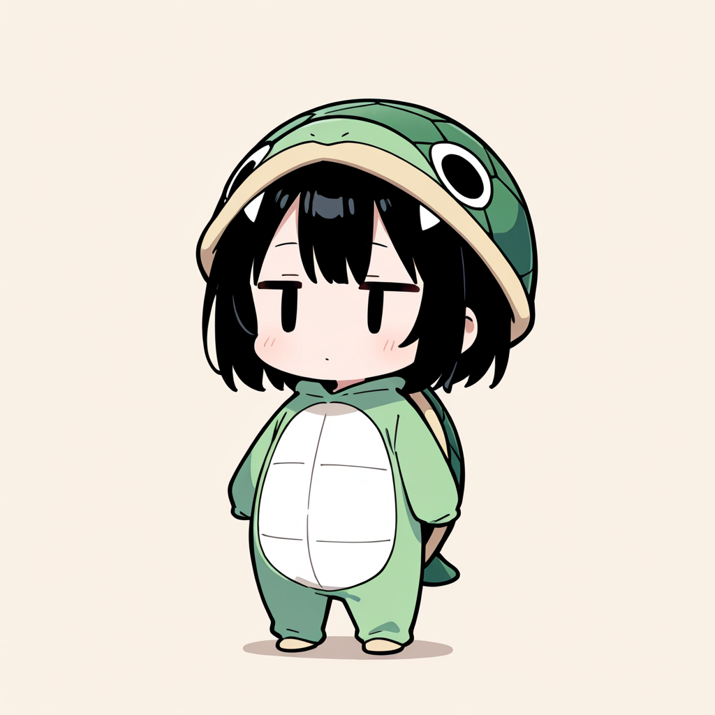 着ぐるみ着せ替え（カメ）