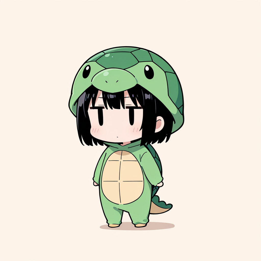 着ぐるみ着せ替え（カメ）